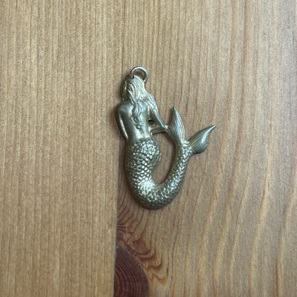 Gold Mermaid Pendant